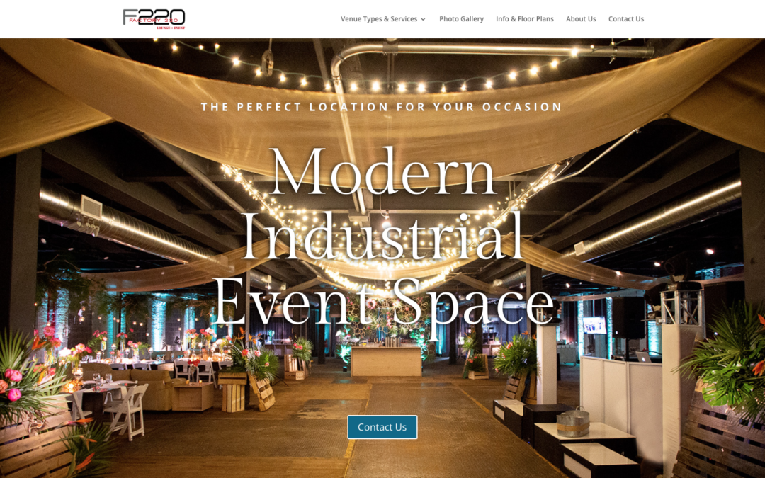 Factory 220 Event Space – Website
